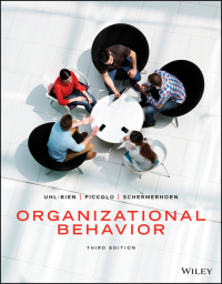organizational behavior wiley plus single term 3rd edition mary uhl-bien; ronald f. piccolo; john r.