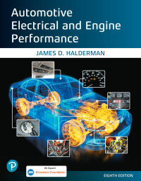 automotive electrical and engine performance 8th edition james d. halderman 0135224802, 013522490x,