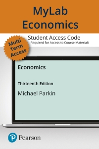 mylab economics with pearson  access code for economics 13th edition michael parkin 0134747119, 0134694627,