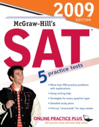 mcgraw hills sat 5 practice tests 2009 edition black, christopher; anestis, mark 0071592288, 9780071592284
