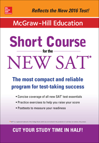 mcgraw hill education short course for the new sat 2016 1st edition cynthia knable 1259584704, 1259584712,