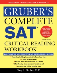 grubers complete sat critical reading workbook 1st edition gary ru gruber 1402253400, 1402253427,