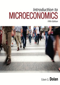 introduction to microeconomics 5th edition edwin g. dolan 1618822969, 1618823019, 9781618822963,