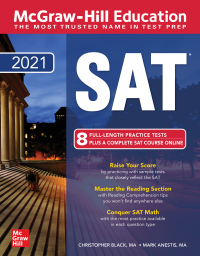 mcgraw hill education sat 8 full length practice tests plus a complete sat course online 2021 2021 edition
