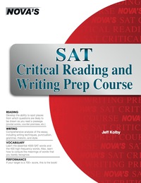 sat critical reading and writing prep course 1st edition jeff kolby 1889057851, 1889057878, 9781889057859,