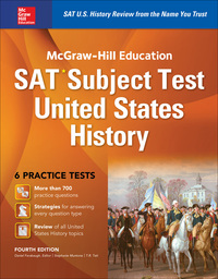 mcgraw hill education sat subject test us history 6 practice tests 4th edition daniel farabaugh, stephanie