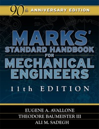 marks standard handbook for mechanical engineers 11th edition eugene avallone, theodore baumeister, ali
