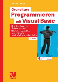 grundkurs programmieren mit visual basic 2nd edition sabine kämper 3834899615, 3834890405, 9783834899613,
