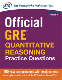 official gre quantitative reasoning practice questions volume 1 1st edition educational testing service