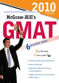 mcgraw hills gmat 6 practice tests 2010 2010 edition james hasik, stacey rudnick 0071624120, 9780071624121