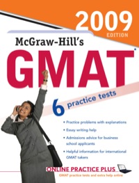 mcgraw hills gmat 6 practice test 2009 edition james hasik, stacey rudnick, ryan hackney 0071583327,