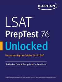 lsat preptest unlocked 76 1st edition kaplan test prep 1506213928, 9781506213927