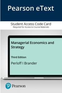 managerial economics and strategy 3rd edition jeffrey m. perloff, james a. brander 0135640946, 9780135640944