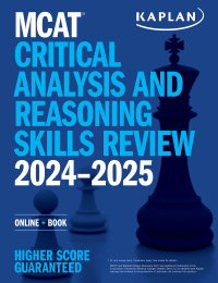 mcat critical analysis and reasoning skills review 2024-2025 2024 edition kaplan test prep 1506286895,