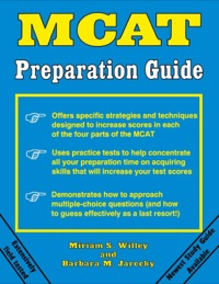mcat preparation guide 1st edition miriam s. willey, barbara m. jarecky 0813108470, 0813158176,