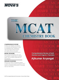 the mcat chemistry book 1st edition ajikumar aryangat 188905738x, 1889057452, 9781889057385, 9781889057453
