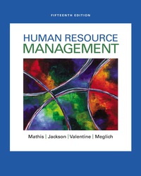 human resource management 15th edition robert l. mathis , john h. jackson , sean r. valentine , patricia