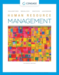 human resource management 16th edition sean r. valentine , patricia meglich , robert l. mathis , john h.