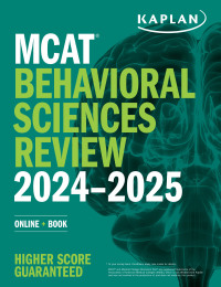 mcat behavioral sciences review 2024-2025 2024 edition kaplan test prep 1506286569, 1506286577,