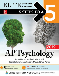 elite student edition 5 steps to a  ap psychology  2019 2019 edition laura lincoln maitland 1260123219,
