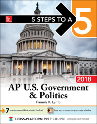 5 steps to a ap us government and politics 2018 9th edition pamela k. lamb 1259862828, 1259862836,