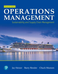 operations management: sustainability and supply chain management 13th edition jay heizer; barry render;