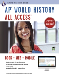 ap world history all access book plus web plus mobile 1st edition genevieve brand 0738610259, 0738670871,