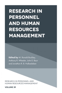 research in personnel and human resources management 1st edition m. ronald buckley, anthony r. wheeler