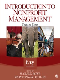 introduction to nonprofit management text and cases 1st edition w. glenn rowe , mary conway dato-on