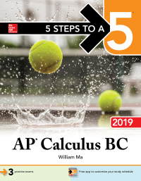 5 steps to a ap calculus bc 2019 edition william ma 1260122727, 1260122735, 9781260122725, 9781260122732