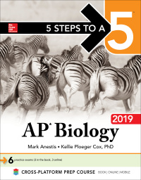 5 steps to a ap biology 2019 2019 edition mark anestis, kellie ploeger cox 1260122816, 1260122824,