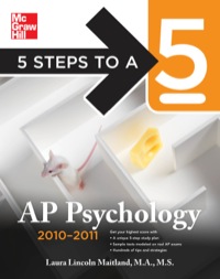 5 steps to a 5 ap psychology 2010-2011 3rd edition laura lincoln maitland 0071624546, 9780071624541