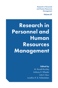 research in personnel and human resources management 1st edition m. ronald buckley, anthony r. wheeler, john