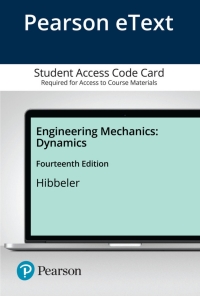 engineering mechanics dynamic 14th edition russell c. hibbeler 0136851959, 9780136851950