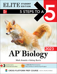 elite student edition 5 steps to a 5 ap biology 2023 1st edition mark anestis, kelcey burris 1264528329,
