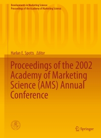 proceedings of the 2002 academy of marketing science ams annual conference 1st edition harlan e. spotts