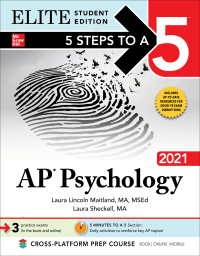 elite student edition 5 steps to a 5 ap psychology 2021 1st edition laura lincoln maitland, laura sheckell