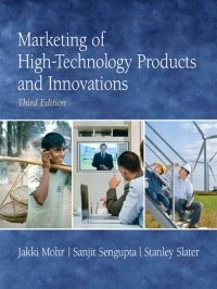 marketing of high technology products and innovations 3rd edition jakki j mohr ,  sanjit sengupta ,  stanley