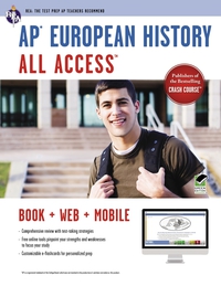 ap european history all access book plus  web plus mobile 1st edition larry krieger 0738610232, 0738670693,