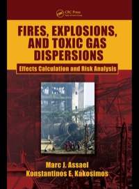 fires explosions and toxic gas dispersions effects calculation and risk analysis 1st edition marc j. assael,