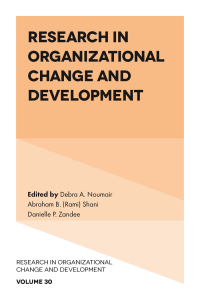 research in organizational change and development 1st edition debra a. noumair, abraham b. rami shani,