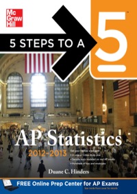 5 steps to a 5 ap statistics 2012-2013 4th edition duane hinders 0071751181, 9780071751186
