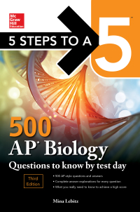 5 steps to a 5 500 ap biology questions to know by test day 3rd edition mina lebitz 1260442039, 1260452182,