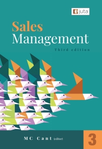 sales management 3rd edition erwee, l 1998962407, 9781998962402