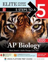 elite student edition 5 steps to a 5 ap biology 2020 1st edition mark anestis, kellie ploeger cox