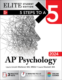 elite student edition 5 steps to a 5 ap psychology 2024 1st edition laura lincoln maitland, laura sheckell