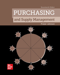 purchasing and supply management 17th edition p. fraser johnson 126532249x, 126679669x, 9781265322496,
