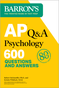ap q&a psychology, second edition: 600 questions and answers 1st edition robert mcentarffer; kristin whitlock