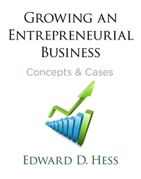 growing an entrepreneurial business concepts and cases 1st edition edward hess 0804771413, 080477756x,