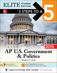elite student edition5 steps to a 5 ap us government and politics 2018 9th edition pamela k. lamb